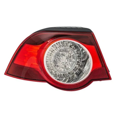 Abbildung von HELLA 2VA 009 246 131 Rückleuchte links äusserer Teil LED 12 glasklar, Rot mit Lampenträger VOLKSWAGEN: Eos