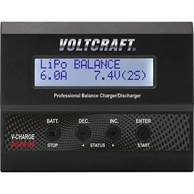 Abbildung von VOLTCRAFT V Charge 60 DC Modellbau Multifunktionsladegerät 12 6 A LiPo, LiIon, LiFePO, LiHV, NiCd, NiMH, Blei