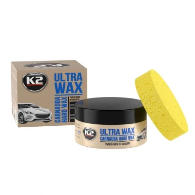 Abbildung von K2, Auto Wachs / Politur, Carnaubahartwachs, UV Schutz, Wasser Abperleffekt, 250 g, mit Applikator