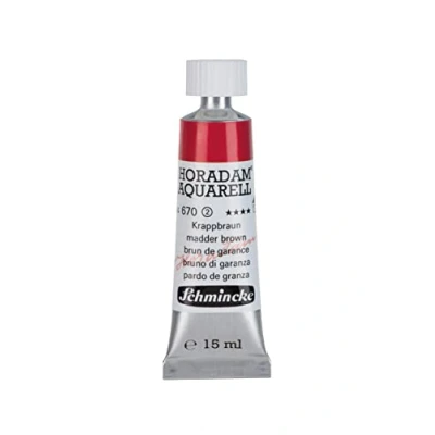 Abbildung von Schmincke HORADAM® AQUARELL feinste Künstler Aquarellfarben, Krappbraun 15 ml