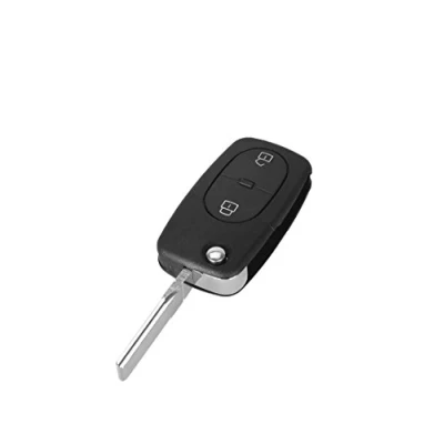 Abbildung von PHONILLICO Autoschlüssel Ersatz Fernbedienung Schlüssel Für Cle Audi A1 A3 A4 A5 A6 A8 Q5 Q7 TT Schlüsselanhänger Flip mit 2 Tasten Klinge