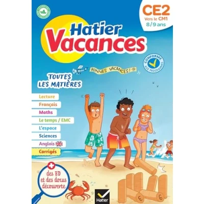 Abbildung von Hatier vacances Cahier de 2024 du CE2 vers le CM1 8/9 ans: pour réviser son année dans toutes les matières