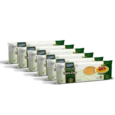 Abbildung von Pasta d&#039;oro Glutenfreie Nudeln Spaghetti aus Maismehl 24er Pack (24 x 500 g)
