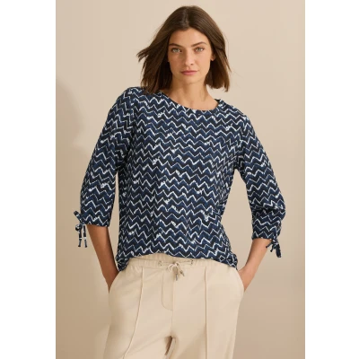 Abbildung von Cecil Bedruckte Bluse, Damen, Größe: Large, Blau