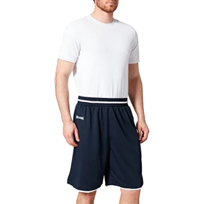 Abbildung von Spalding Kinder Move Shorts, Marine/Weiß, 116