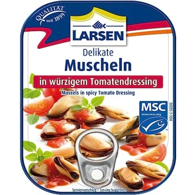 Abbildung von Larsen MSC Muscheln In Tomatendressing, 110 g