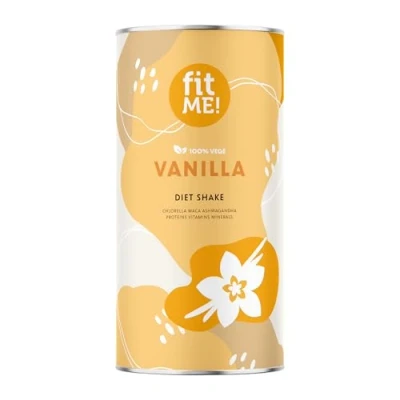 Abbildung von FIT ME Abnehmen Shake 500 g Vanille Diät zum Glutenfrei Mahlzeitenersatz Vegan Pulver mit Ashwagandha und Leinsamen