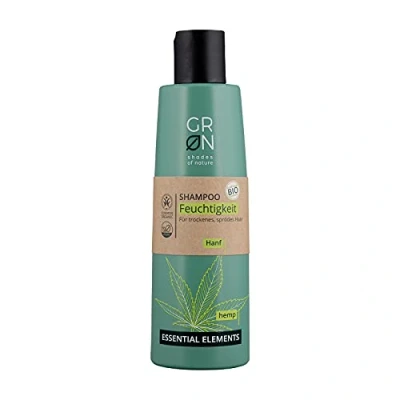 Abbildung von G R N shades of nature Biokosmetik Shampoo Feuchtigkeit Bio Hanf für trockenes, sprödes Haar vegan, 250 ml