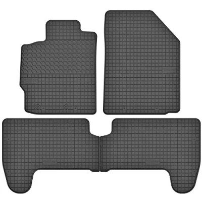 Abbildung von Fußmatten Vorne und Hinten 4er Set für Toyota Yaris 2 XP9 TS 2005 2011 Gummi Gummimatten