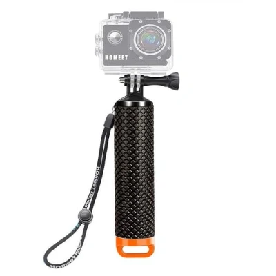 Abbildung von Homeet Schwimmer Handgriff Schwimmender Hand Grip Unterwasser Handstick Monopod Pole Selfie Stick Ergonomisch für Action Kameras 【Orange】