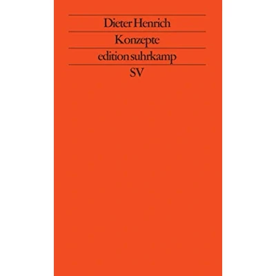 Abbildung von Konzepte: Essays zur Philosophie in der Zeit (edition suhrkamp)