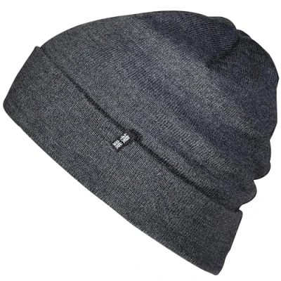 Abbildung von Enter the Complex® Merino Mütze Herren, Beanie Damen, 100% Wolle, Warm und Dünn, Zweilagige Strickmütze, Anthrazit