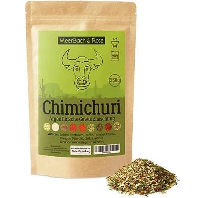 Abbildung von Chimichurri Gewürzmischung, 250g Chimi Churri, Argentinisches Gewürz, perfekt zum Grillen!