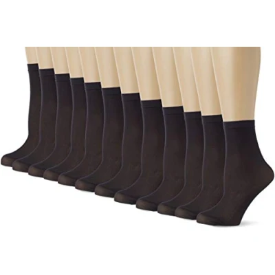 Abbildung von Dim Socken Ecodim Semi Opaque Multipack Damen x12, Black, One Size
