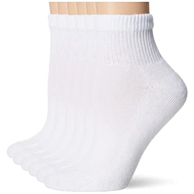 Abbildung von Hanes Women&#039;s Ultimate Kn?chel, Wei?, 5 9 (6er Pack)