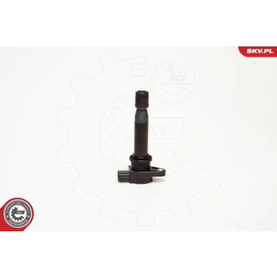 Abbildung von ESEN SKV 03SKV002 Zündspule 3 polig 12V elektrisch inkl. Zündkerzenstecker FIAT: Punto II Schrägheck, Stilo Barchetta, LANCIA: DELTA 2