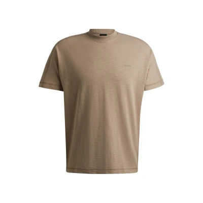 Abbildung von BOSS Tchup Tshirt basic, Herren, Größe: XXL, Open brown six