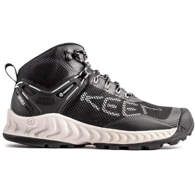 Abbildung von Keen NXIS EVO MID WP Hikingschuh, Damen, Größe: 37.5, Black blue glass Schuhe