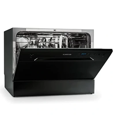 Abbildung von Klarstein Standgeschirrspüler Havasia UV 6 Geschirrspüler Licht freistehend 1380W 10041825, 7 l