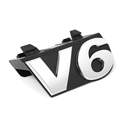 Abbildung von Amarok V6 Schriftzug vorn Kühlergrill Emblem Logo Zeichen chrom