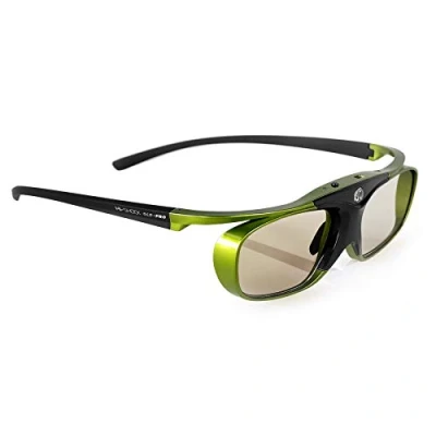 Abbildung von Hi Shock DLP Pro Lime Heaven Link 3D Aktive Brille für Beamer von Acer, BenQ, Optoma, Viewsonic kompatibel mit PPA5610 / E4W [96 200 Hz Akku 32g wiederaufladbar]