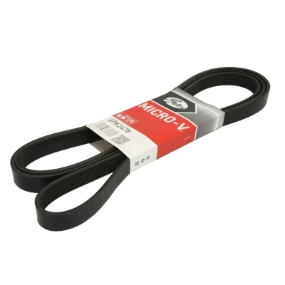 Abbildung von GATES Micro V 6PK2478 Keilrippenriemen 2478 6 Polyester, EPDM (Ethylen Propylen Dien Kautschuk) MERCEDES BENZ: W124 Limousine, T modell