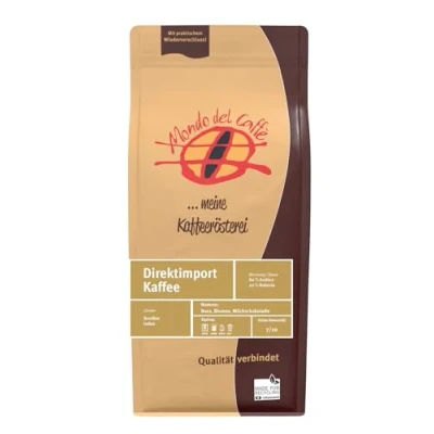 Abbildung von Direkt Import Kaffee 100% Arabica (Spitzenkaffee, ganze Bohne) (1000g)