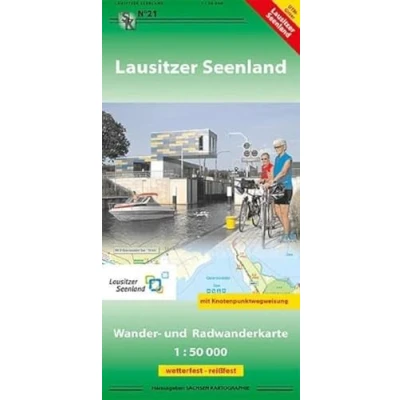 Abbildung von Lausitzer Seenland: Wander und Radwanderkarte 1:50 000 GPS fähig wetterfest reißfest