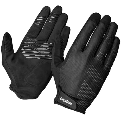 Abbildung von Gripgrab RIDE LITE Padded FULL Finger Summer Glove Unisex Fingerhandschuh, Größe: Small, Black