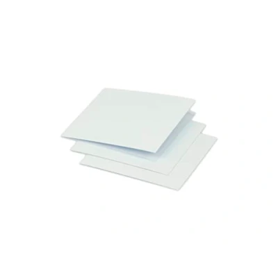 Abbildung von Clairefontaine 16146C Packung mit 25 Doppelkarten Pollen 116x116mm 210g, gefaltet, ideal für Ihre Einladungen und Korrespondenz, Blau, 1 Pack