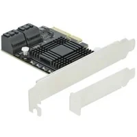 Abbildung von PCIe 5P SATA x4 LP, Schnittstellenkarte