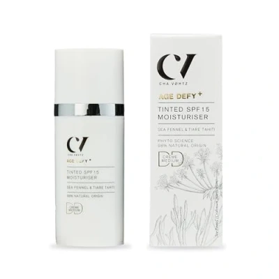 Abbildung von Age Defy+ Getönter Schutz Moisturizer LSF15 Medium, 30ml Natur&amp;Bio von Cha Vøhtz Tagescreme mit Farbkorrektur u. Paraben Äthanol frei Tierleidfrei vegan