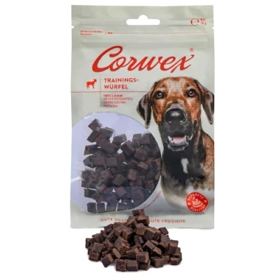 Abbildung von Corwex Trainingswürfel (70g, Lamm) Hundesnacks mit Lamm, Monoprotein, Trainee Snack, getreidefreie Leckerlie fürs Hundetraining