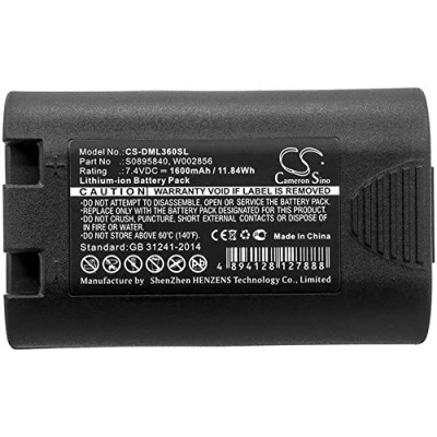 Abbildung von CS DML360SL Akkus 1600mAh Kompatibel mit [DYMO] LabelManager 360D, 420P, LM360D, LM420P, R5200, Rhino 4200, 5200, LM [3M] PL200 Ersetzt 1759
