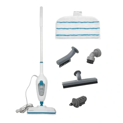 Abbildung von Black &amp; Decker FSMH13E5, Weiß, Blau, 4,8 m, CE, 1300 W, 230 V, Blanker Boden, Treppenstufen