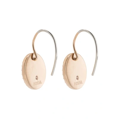 Abbildung von Fossil Vintage Glitz Ohrringe rosegoldcoloured, Damen, Größe: One Size, Rosegold coloured