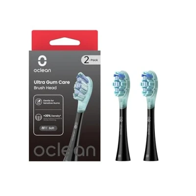 Abbildung von Zahnbürste Oclean Ultra Gum Care Bürstenkopf 2 PK UG02 B02 Schwarz