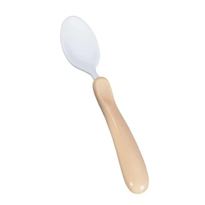 Abbildung von Homecraft Caring Cutlery, Ivory Handle Soft Coated Spoon (Eligible for VAT Relief in the UK) Ergonomic Stainless Steel Eating Utensil, Silverware Weak Grip, Elderly, Disabled, Handicapped