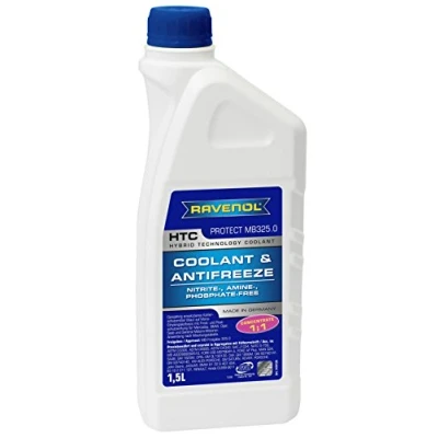 Abbildung von RAVENOL 1410120 150 01 999 Frostschutz Antifreeze EG, SAE J 1,5 HONDA: CIVIC 8 Hatchback, 9, RENAULT: CLIO 2, MERCEDES BENZ: W124 T modell