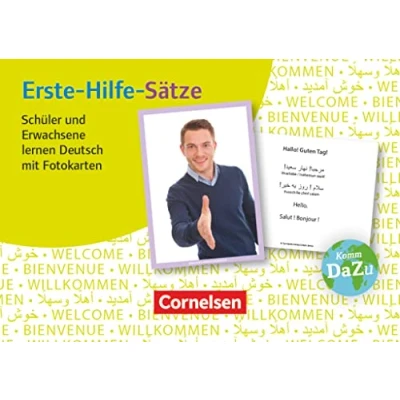 Abbildung von Deutsch lernen mit Fotokarten Sekundarstufe I/II und Erwachsene: Erste Hilfe Sätze 100