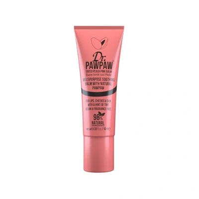 Abbildung von Dr. PAWPAW getönter Pfirsichrosa Balsam, 10 ml, Mehrzweck Lippenbalsam, Hauthighlighter, rissige Lippen, vegane Schönheit, ethische Schönheit