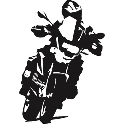 Abbildung von POLO Aufkleber Touren Enduro 5,5 x 8 cm schwarz