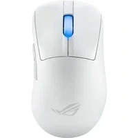 Abbildung von ASUS ROG Keris II Ace Wireless AimPoint White Gaming Maus (ergonomisch, optischer Sensor Pro, 42.000 DPI, Optical Micro Switches, USB, Bluetooth, 2,4 GHz HF SpeedNova, weiß)