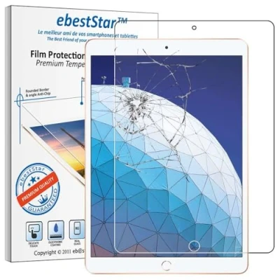 Abbildung von ebestStar kompatibel mit iPad Air 2019 Panzer Schutz Glas 3 Schutzfolie, 9H gehärte Schutzglas, HD Displayschutz, Ultrabeständig