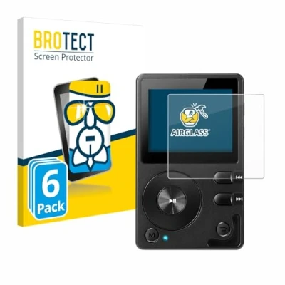 Abbildung von BROTECT Schutzglas für Hifi Walker H2 (6 Stück) Schutzfolie Panzer Folie Glas [Extrem Kratzfest 9H, Anti Fingerprint, Ultra Transparent]