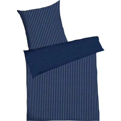Abbildung von Kaeppel Wendebettwäsche &quot;Eternity Combo Bettwäsche, Satin mit seidigem Glanz, Streifen Design&quot;, (2 tlg.)