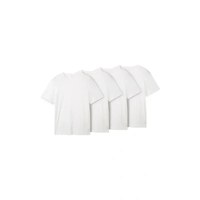 Abbildung von TOM Tailor 4 PACK Tshirt basic, Herren, Größe: XXL, White