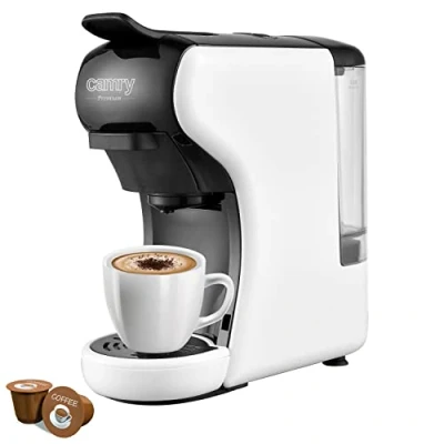 Abbildung von Camry Espressomaschine Multi Kapsel CR 4414, Weiß Kaffeemaschine Kapselmaschine