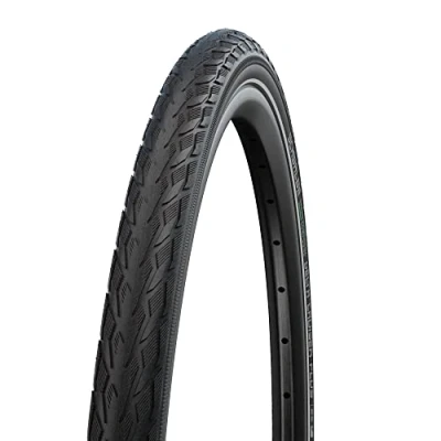 Abbildung von Reifen Schwalbe Delta Cruiser Plus PunctureGuard 26 X 1 3/8&quot; / 37 590 Mm Schwarz Mit Reflexion