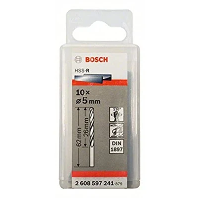 Abbildung von Bosch STUBBOR HSS R 5,0X26X62MM 10 STÜCKE